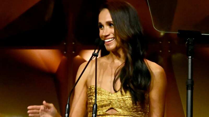 Meghan Markle collected a Women of Vision award in New York City (Image: Getty Images Ms. Foundation for)