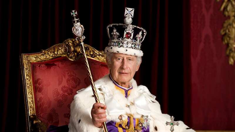 Hugo Burnand took a photo of the monarch inside Buckingham Palace