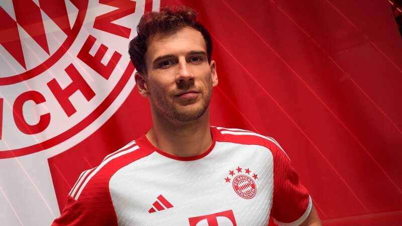 Leon Goretzka wears the new Bayern Munich shirt (Photo: Adidas)