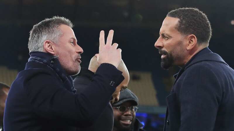 Jamie Carragher red-faced as he
