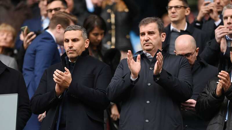 Manchester City chairman Khaldoon Al Mubarak and CEO Ferran Soriano (Image: Getty Images)