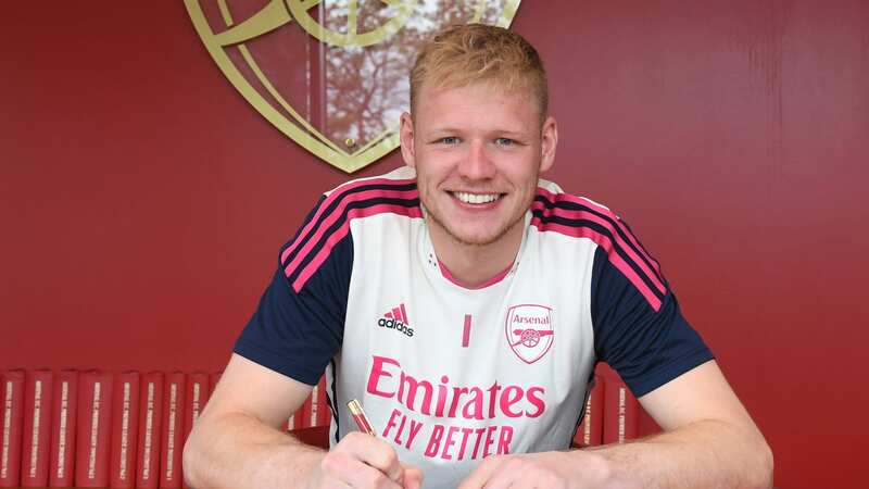 Aaron Ramsdale has signed a new contract with Arsenal (Image: Arsenal)