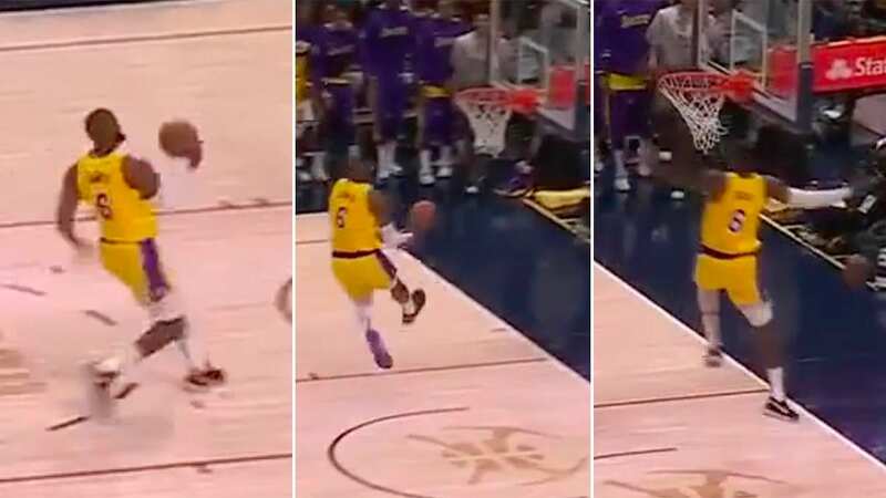 LeBron James and the Los Angeles Lakers were beaten in Game Two by the Denver Nuggets