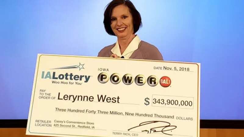 Lerynne West was one of the two winners of almost $700million (Image: Courtesy of the Iowa Lottery)