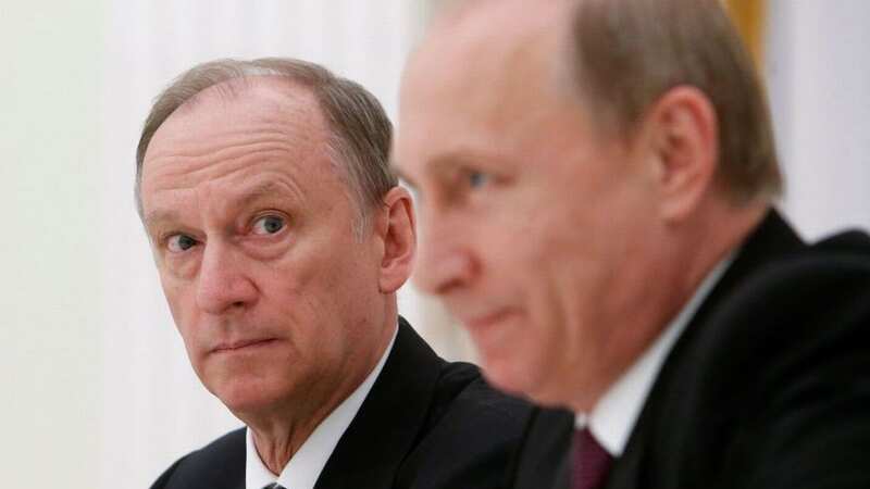 Nikolai Patrushev claimed a radioactive cloud was heading across Europe from Ukraine (Image: POOL/AFP via Getty Images)
