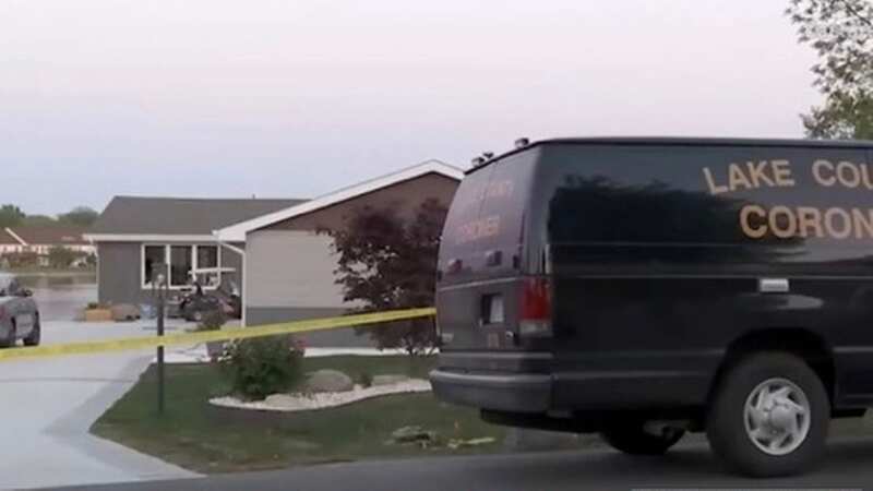 A man was killed and two teenagers wounded after the grenade went off in Indiana, US (Image: WGN NEWS)
