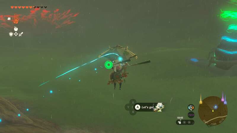 Duping materials in your inventory is as simple as paragliding off a small ledge (Image: Aaron Potter)