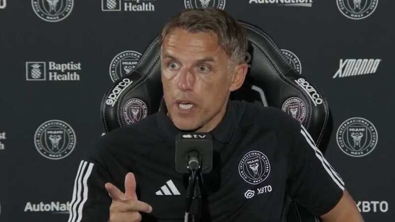 Inter Miami lost to Orlando City in the MLS on Sunday to add more pressure to head coach Phil Neville (Image: Ira L. Black - Corbis/Getty Images)