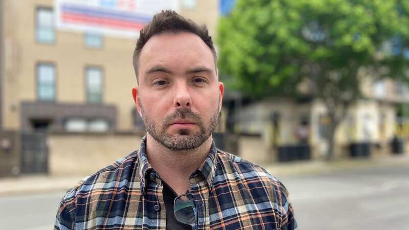 Homeowner Daniel Bruce fears his life is ruined over the property problems (Image: Newsquest / SWNS)