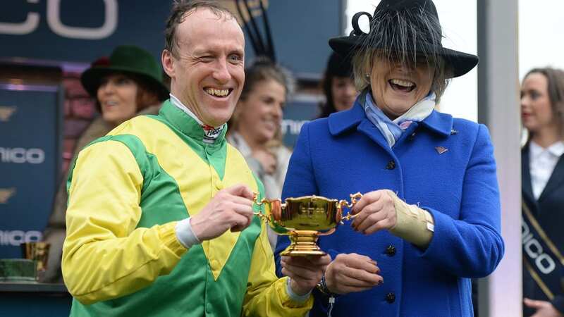 Jessica Harrington (right): the Cheltenham Gold Cup-winning trainer will have her second runner in the Derby (Image: Getty Images Europe)