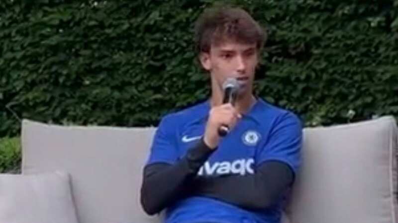 Joao Felix was filmed talking about his Chelsea future (Image: Twitter/@TheSecretScout_)