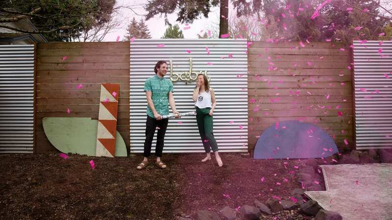 A woman struggled to hide her upset at her gender reveal, which was surrounded by guests (stock photo) (Image: Getty Images)