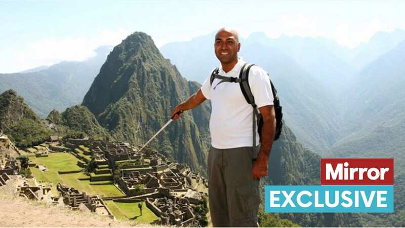 Amar at Machu Picchu in Peru