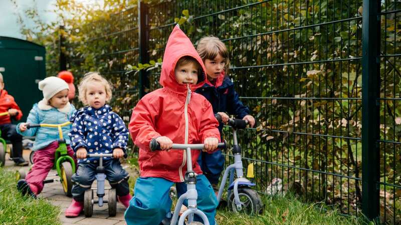 The kids leave their bikes and toys all over her driveway (stock photo) (Image: Getty Images/Westend61)
