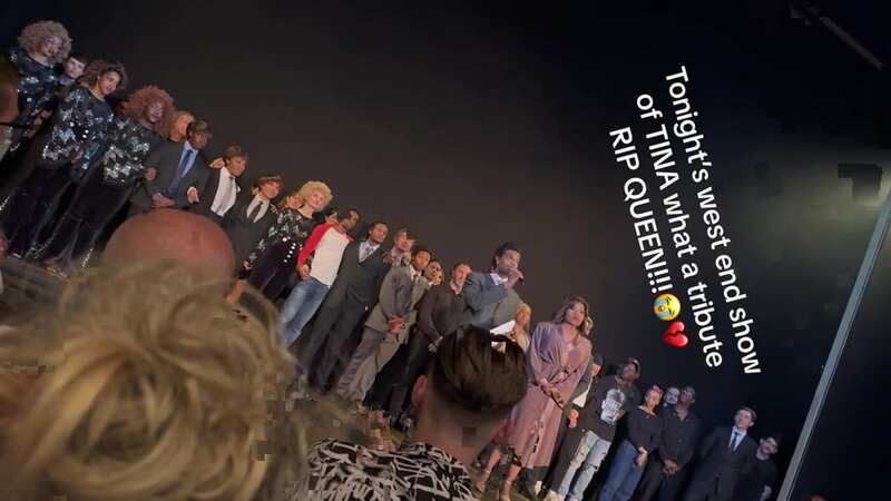 Heartbreaking moment Tina Turner The Musical cast tell audience legend is dead
