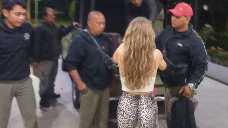 Tourist arrested for gatecrashing temple