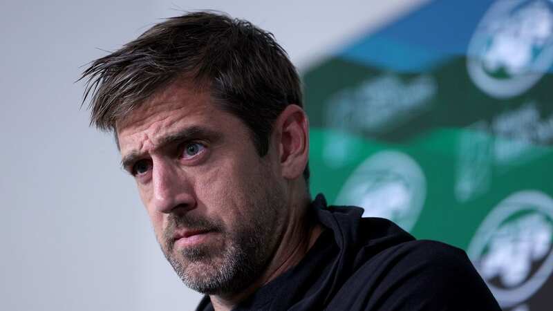 Aaron Rodgers tweaked his calf during OTAs but poured cool water on any long-term injury fears (Image: Getty)