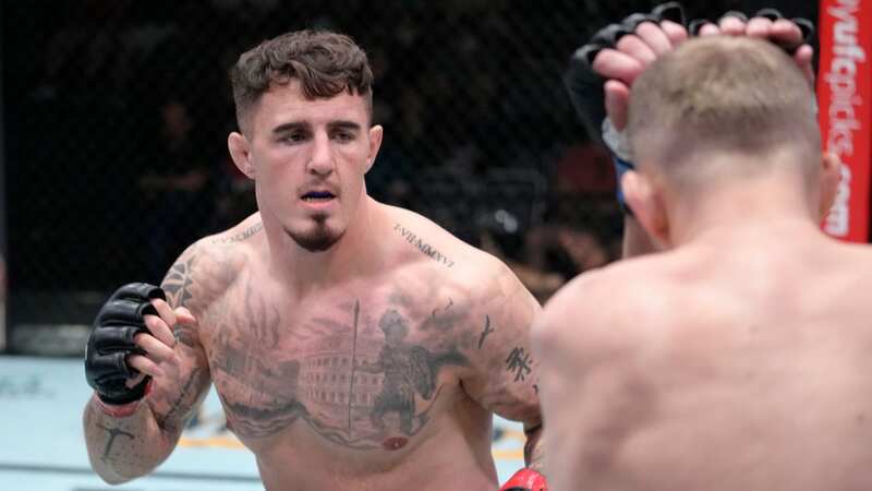 Tom Aspinall will be appearing on July 22 at the event (Image: Zuffa LLC/Getty)