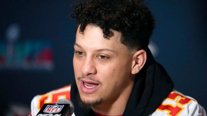 Jackson Mahomes attended a hearing at Johnson County District Court earlier this month after he was accused of sexual battery assault (Image: AP)