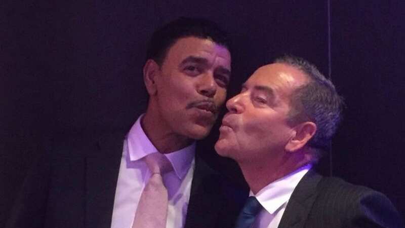 Chris Kamara and Jeff Stelling are close friends (Image: @chris_kammy/Twitter)