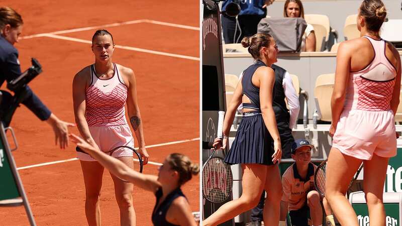 Marta Kostyuk refused to shake hands with Aryna Sabalenka (Image: Clive Brunskill/Getty Images)