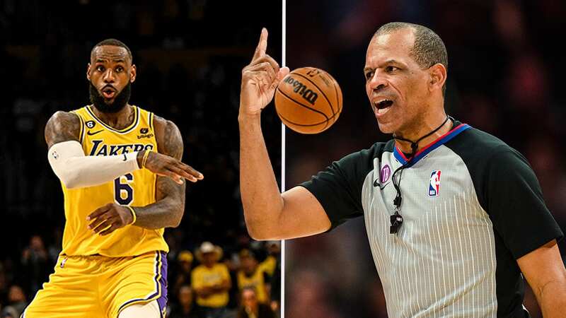 LeBron James has responded to an investigation into NBA referee Eric Lewis over a potential Twitter burner account (Image: Getty)
