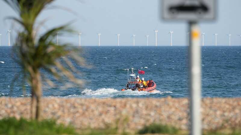 Emergency services battled to save the 70-year-old man after bringing him ashore at Worthing beach (Image: Eddie Mitchell)