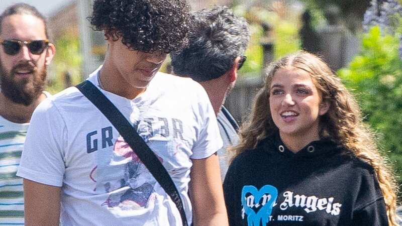 Princess Andre looks happier than ever as she attends Harvey