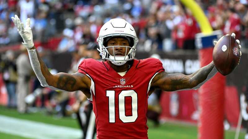 DeAndre Hopkins has plenty of options on the table after being released by the Cardinals. (Image: Norm Hall/Getty Images)