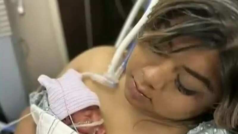 Cristina named her named Izzabella Daisy Garcia (Image: Youtube/@fox5lasvegas)