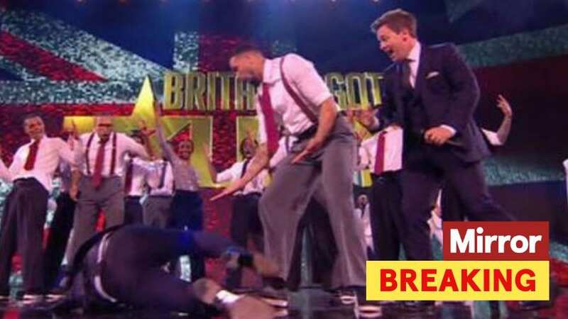 Ant McPartlin suffers painful fall just minutes into live BGT semi-final