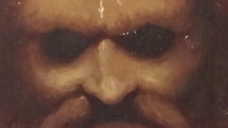 The painting was tucked away in his hallway wall (Image: reddit.com)