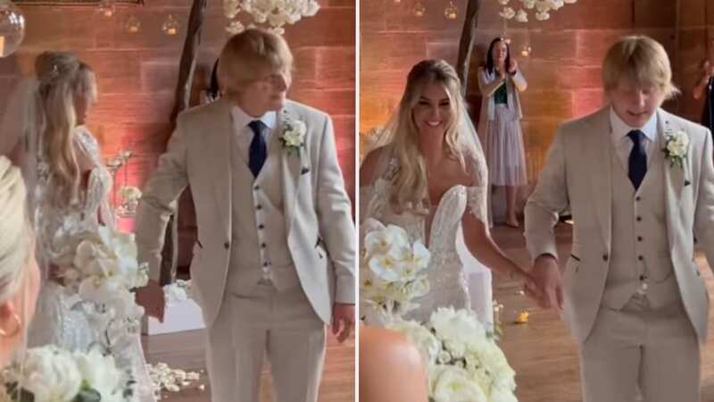 UFC star Paddy Pimblett marries childhood sweetheart in "insane" ceremony