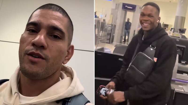 Fans think Israel Adesanya and Alex Pereira are friends after airport meeting