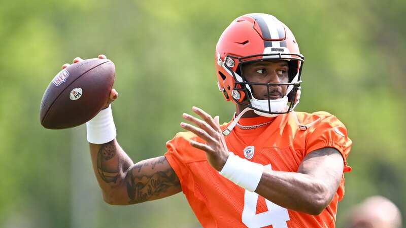 Deshaun Watson was traded to the Cleveland Browns from the Houston Texans last year (Image: Nick Cammett/Diamond Images via Getty Images)