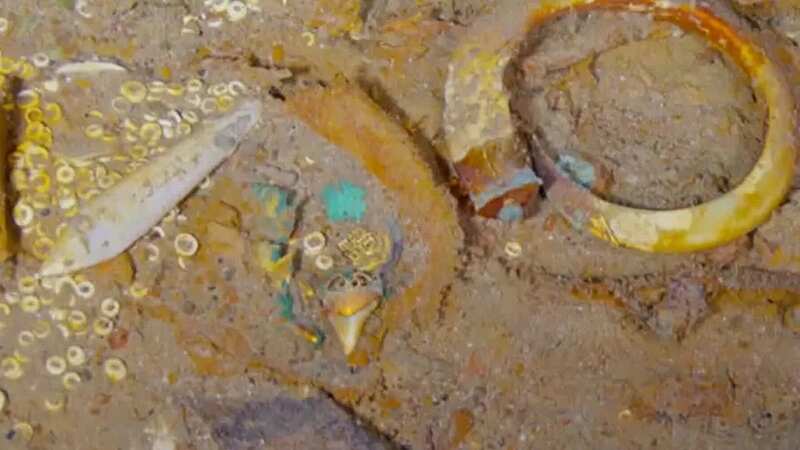 A necklace unseen for more than 100 years has been discovered in the wreck of the Titanic. (Image: MAGELLAN)