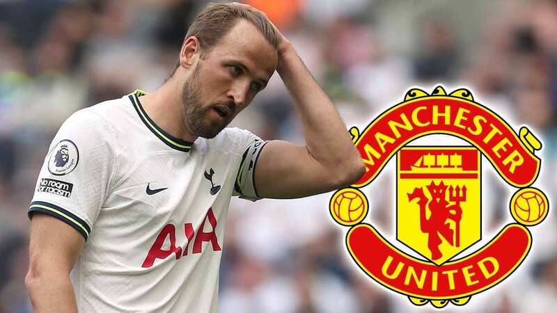 Harry Kane makes transfer preference clear as Man Utd 2023/24 kit 