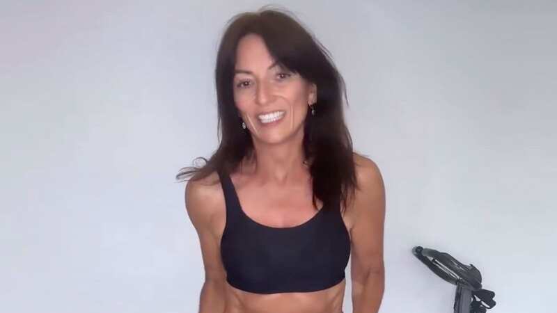 Davina McCall shows off incredibly toned body in hysterical workout video