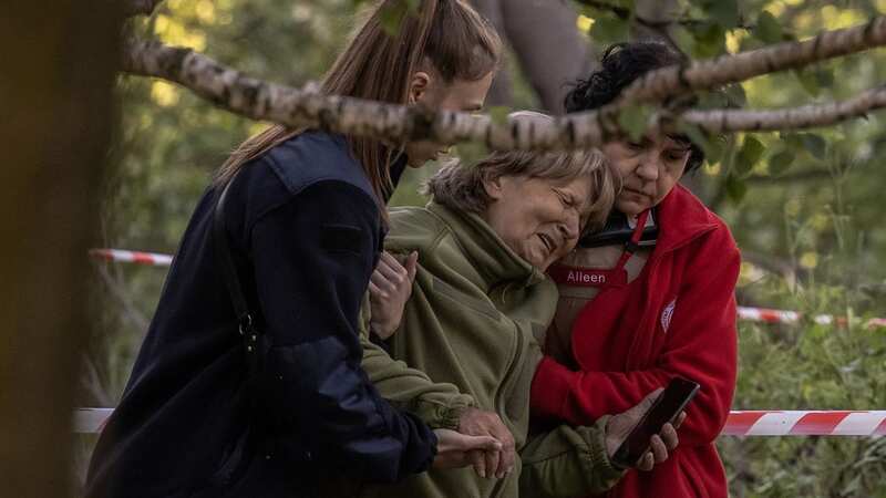 A grandmother has been left grief-stricken in heartbreaking pictures (Image: Getty Images)