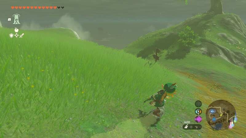 Shield surfing is a handy way to get around quicker when travelling downhill. (Image: Aaron Potter)