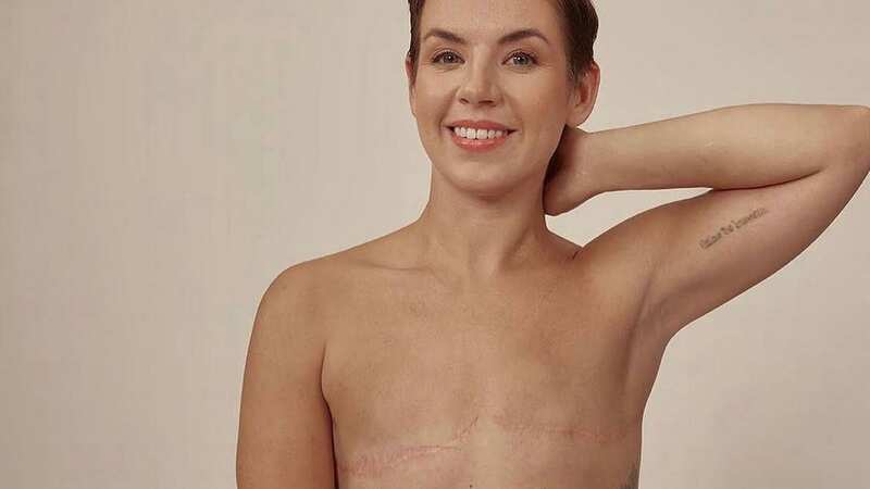 Danni modelling for oneractive - she has hit back at trolls commenting on her photos (Image: mediadrumimages/@the_boob_battle)