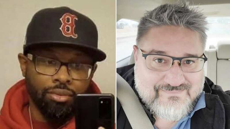 The body of Branden Colvin Sr, left, was found on Saturday. Ryan Hitchcock (middle) and Daniel Prien are still unaccounted for (Image: AP)