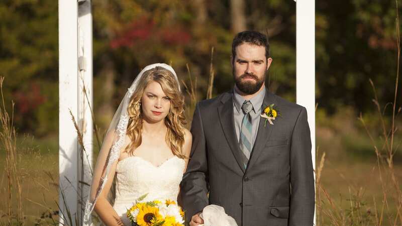 The bride tried her best to ignore her niece