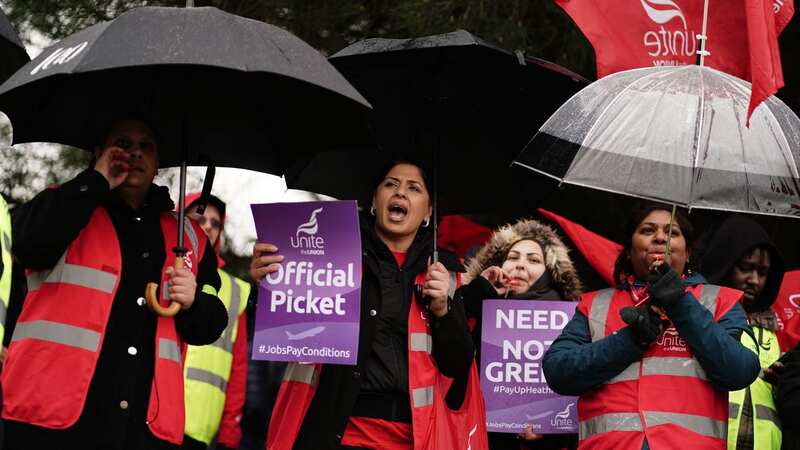 Unite workers at Heathrow Airport are set for more strikes (Image: PA)