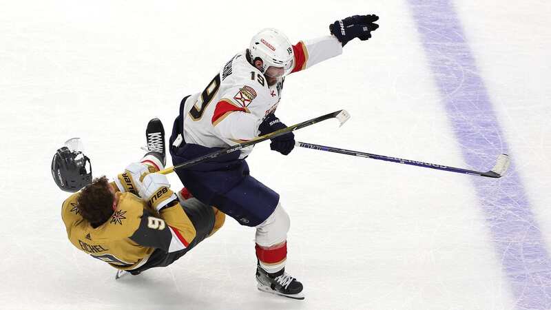 Fights broke out during game two of the Stanley Cup final between The Vegas Golden Knights and Florida Panthers (Image: Bruce Bennett/Getty Images)