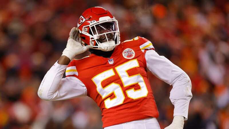 Frank Clark won two Super Bowls with the Kansas City Chiefs. (Image: David Eulitt/Getty Images)