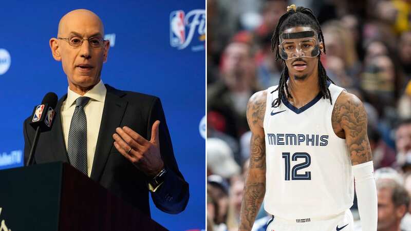 Memphis Grizzlies guard Ja Morant and Adam Sliver