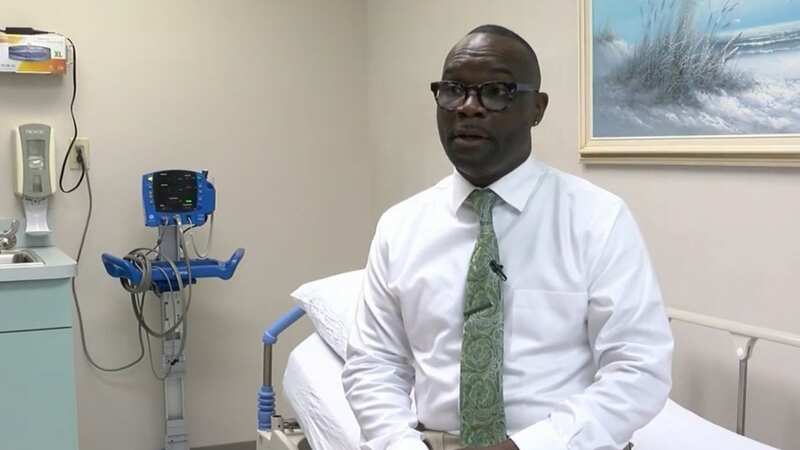 Donnie Adams was lucky not to lose his leg and his life after the infection developed (Image: WSAV)