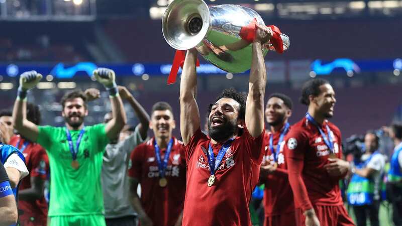 Mohamed Salah with the Champions League trophy in 2019 (Image: PA)