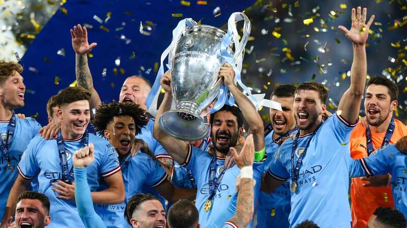 Manchester City completed the treble with a win in the Champions League (Image: Getty)